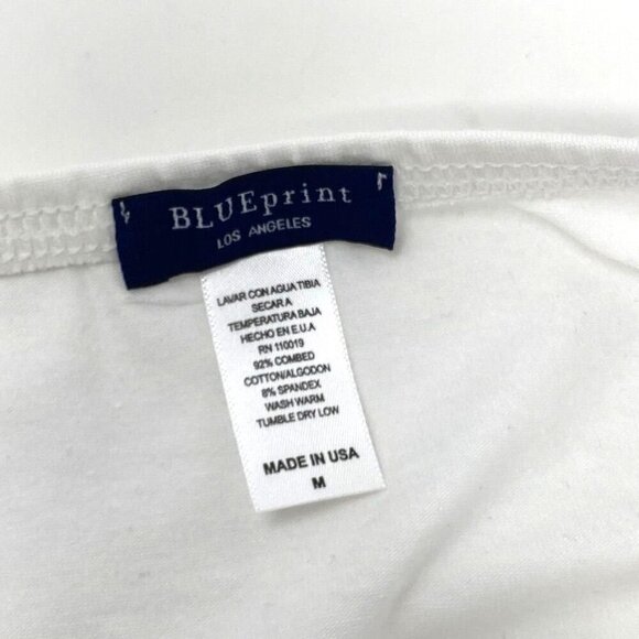 UCLA Bruins Tube Top School Spirit Wear Rally Football Size Medium White B1 - Picture 6 of 6